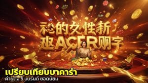 เปรียบเทียบบาคาร่า ค่ายดัง