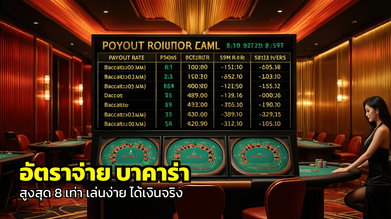 อัตราจ่าย บาคาร่า